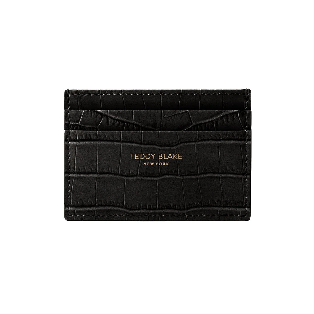 TB Cardholder Croco - Black - Image 3