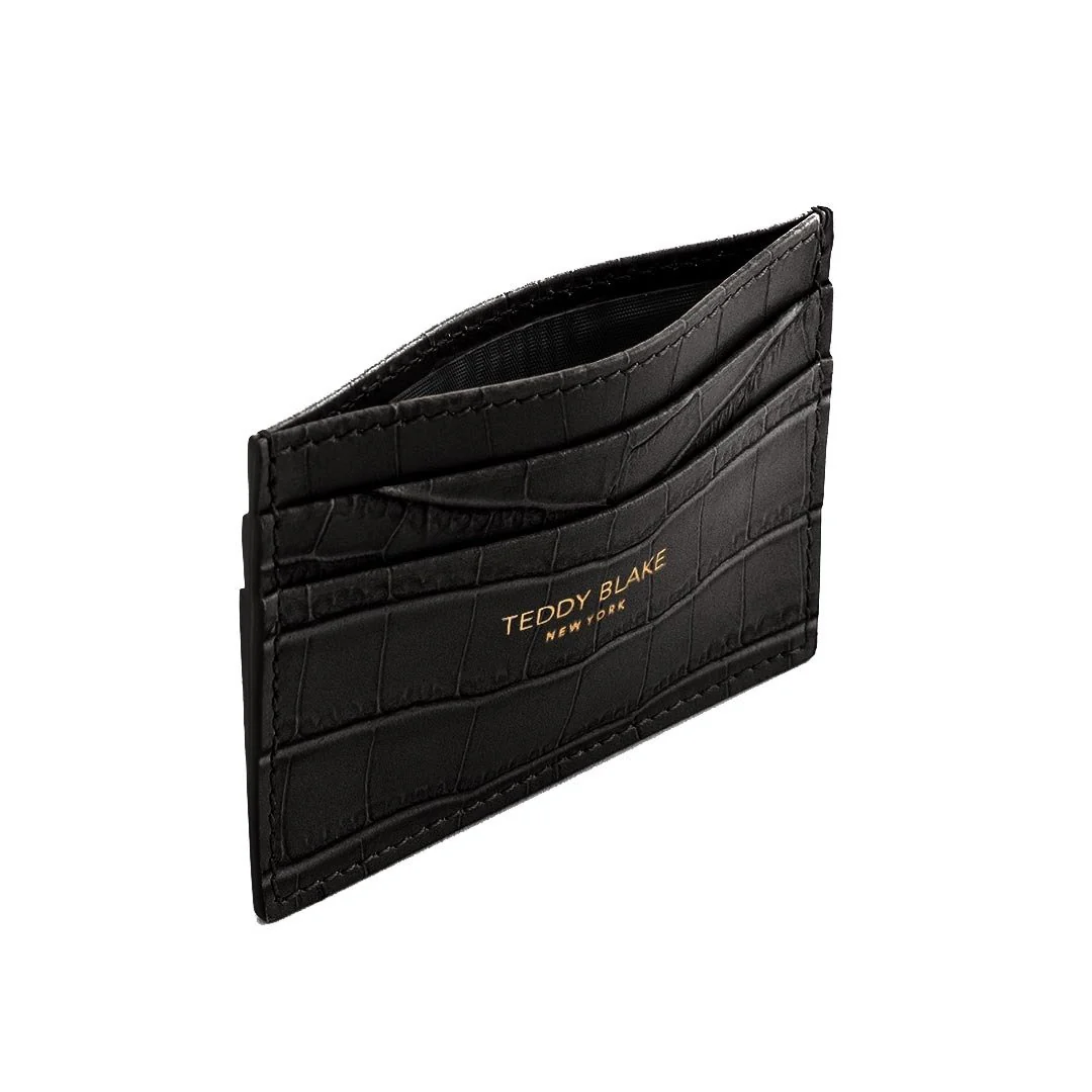 TB Cardholder Croco - Black - Image 4
