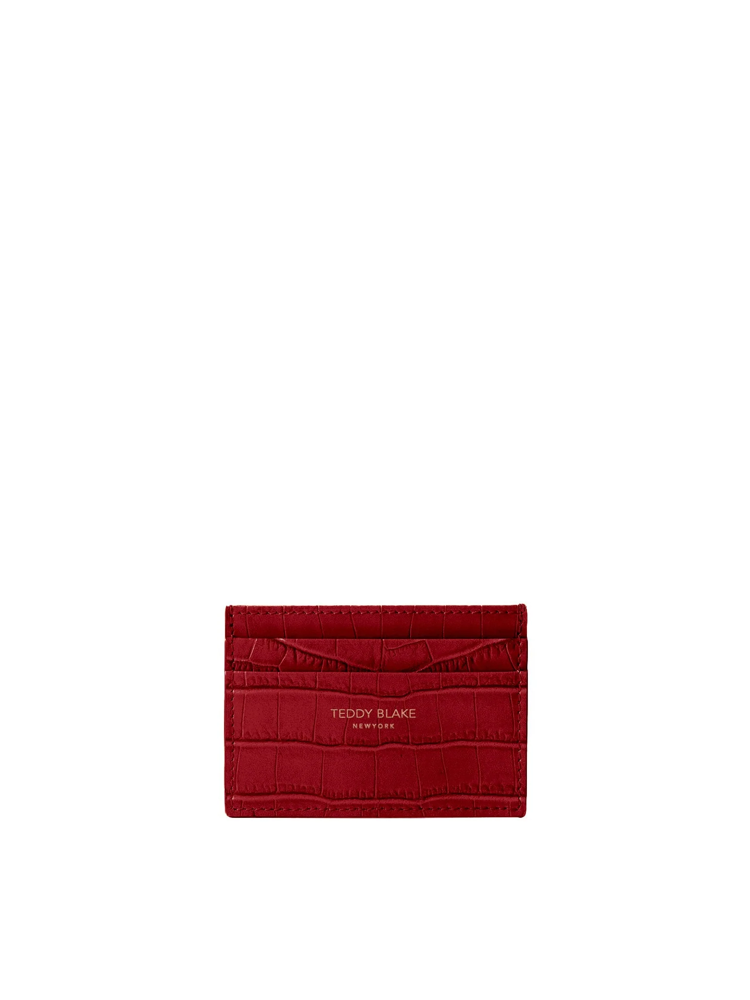 TB Cardholder Croco - Dark Red - Image 3