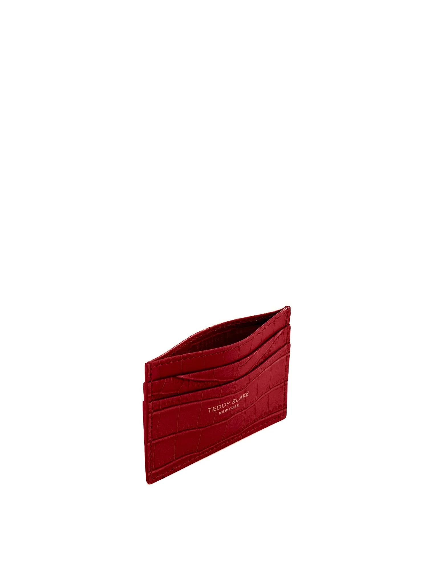 TB Cardholder Croco - Dark Red - Image 4