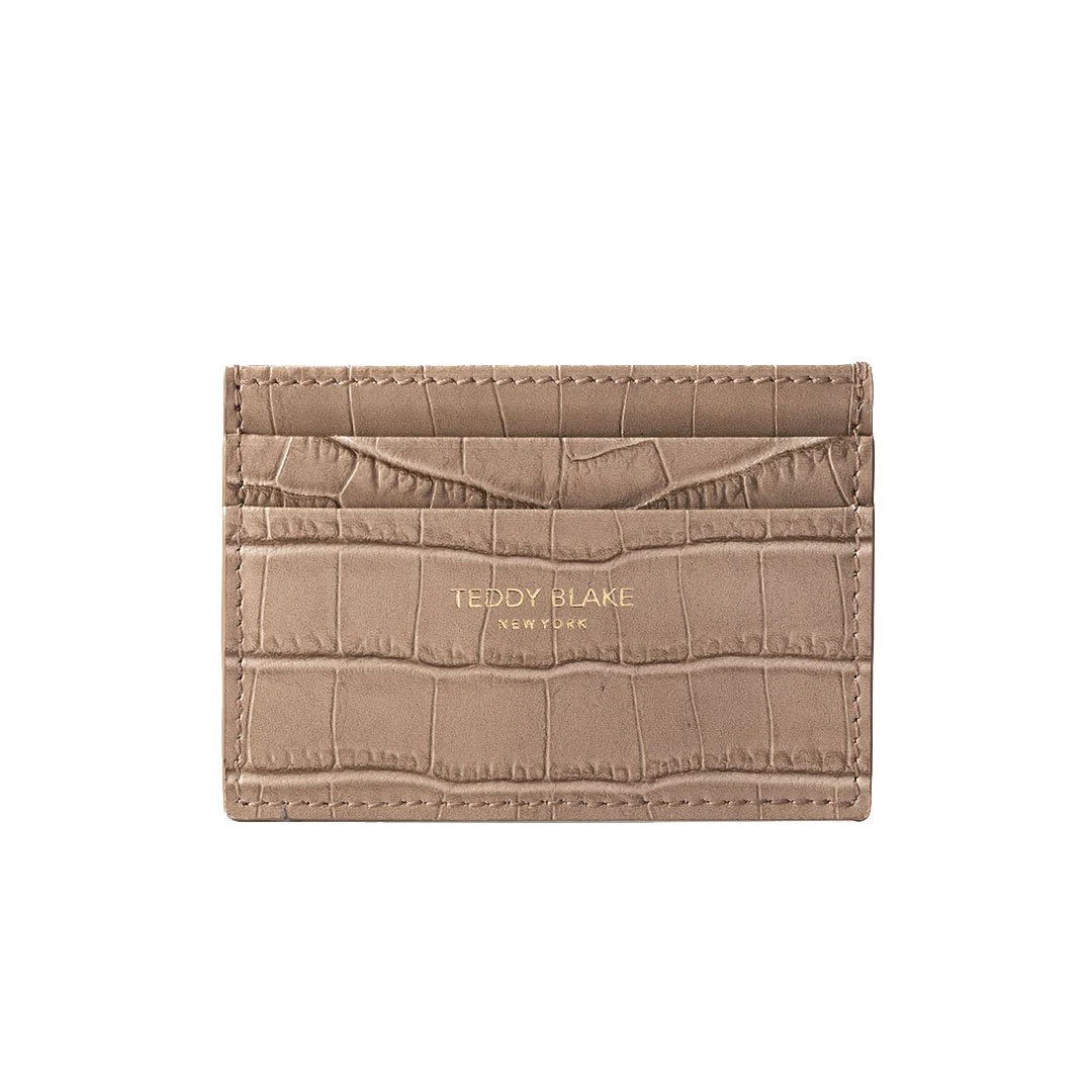 TB Cardholder Croco - Light Beige - Image 3