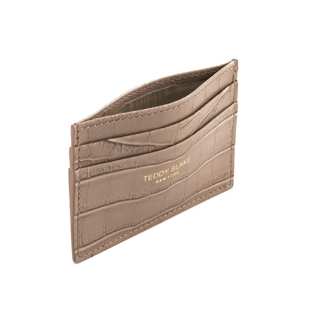 TB Cardholder Croco - Light Beige - Image 4