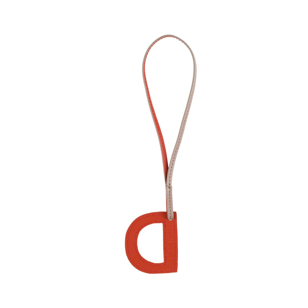 TB Charm Letter - D Beige&Dark Orange - Image 4