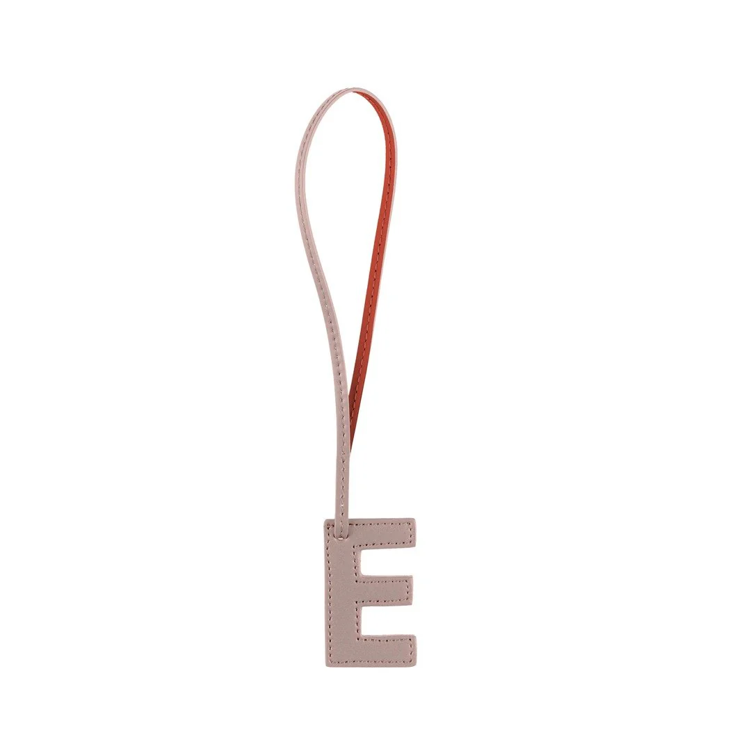 TB Charm Letter - E Beige&Dark Orange - Image 3
