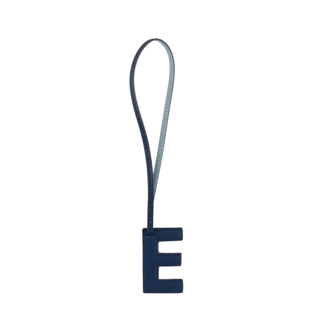 TB Charm Letter - E Dark Blue&Light Blue - Image 3