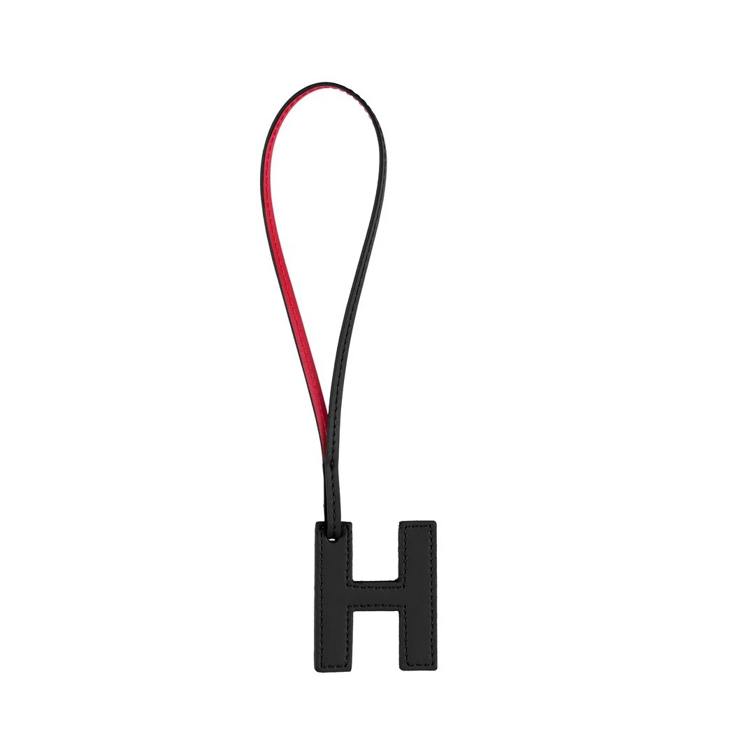TB Charm Letter - H Black&Red - Image 3