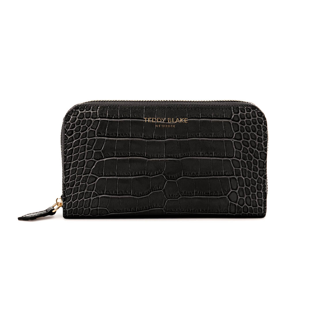 TB Zipwallet Croco - Black - Image 3