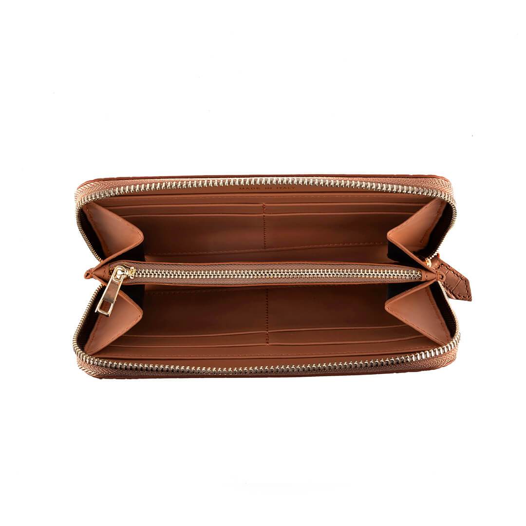 TB Zipwallet Croco - Camel Brown - Image 4