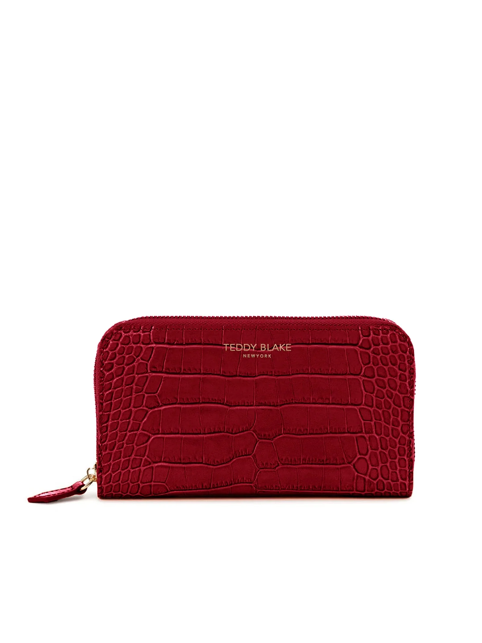 TB Zipwallet Croco - Dark Red - Image 3