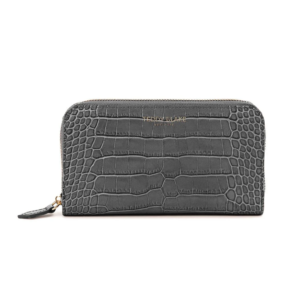 TB Zipwallet Croco - Dark Grey - Image 3