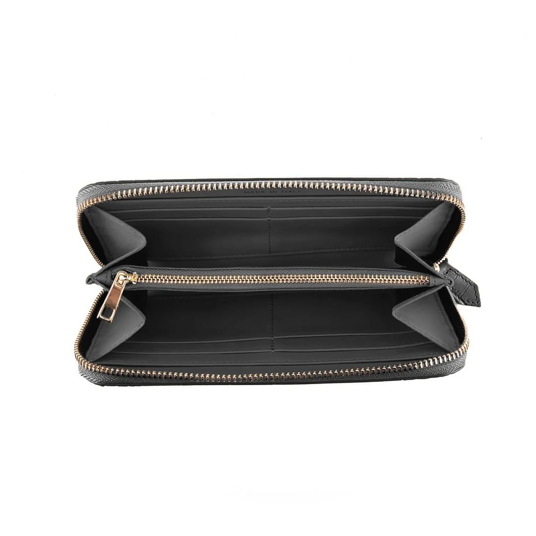 TB Zipwallet Croco - Dark Grey - Image 4
