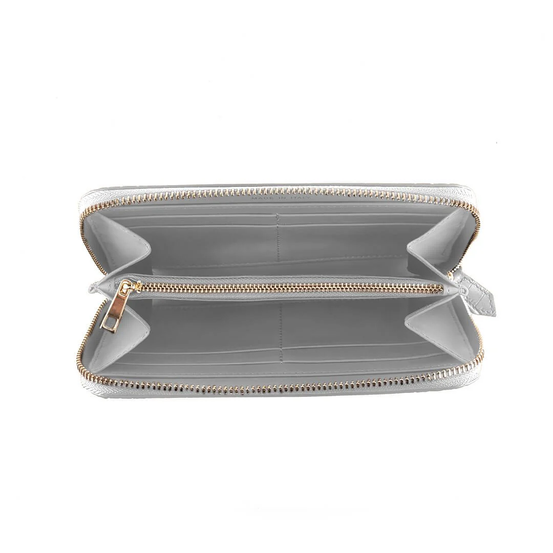 TB Zipwallet Croco - White - Image 4