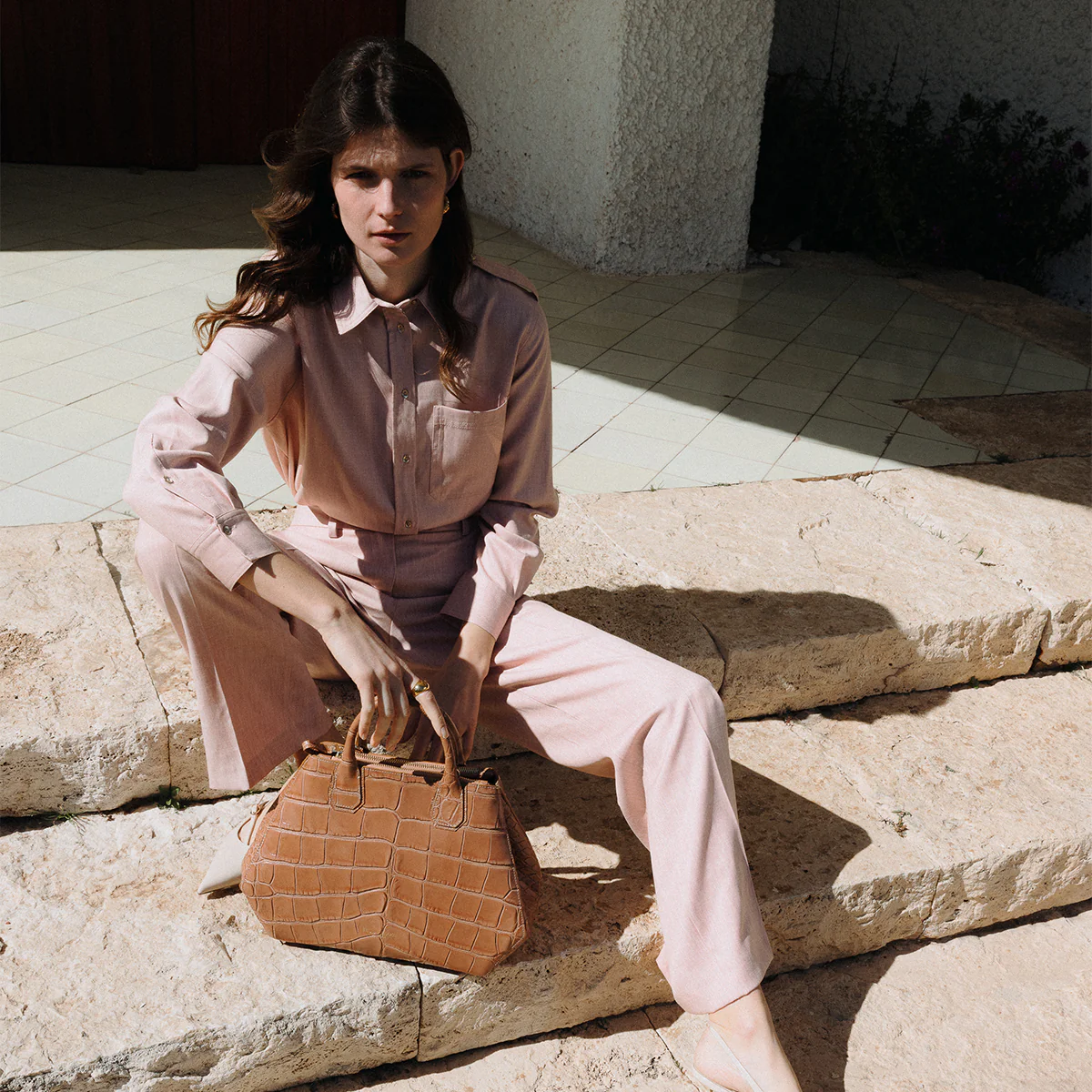 Vera Croco 14" - Dark Blush - Image 10